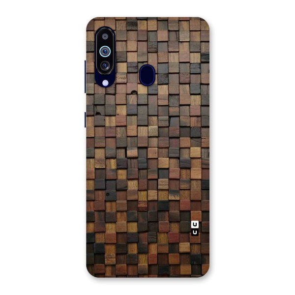 Blocks Of Wood Back Case for Galaxy A60