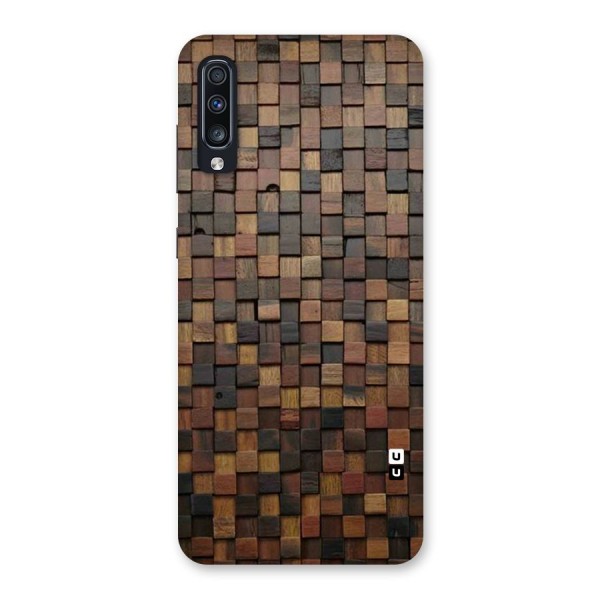 Blocks Of Wood Back Case for Galaxy A70s