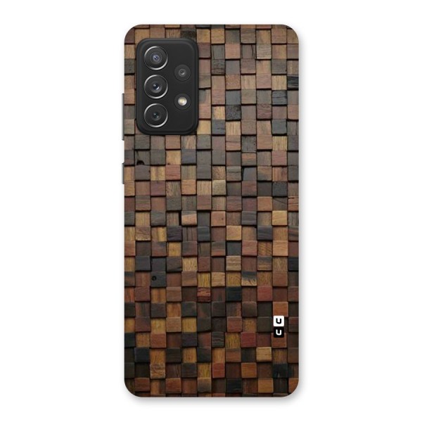 Blocks Of Wood Back Case for Galaxy A72