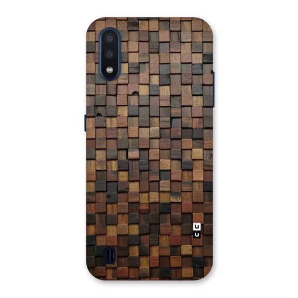 Blocks Of Wood Back Case for Galaxy M01