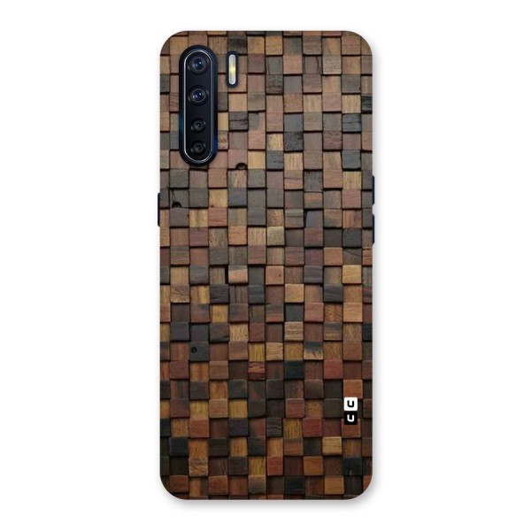 Blocks Of Wood Back Case for Oppo F15