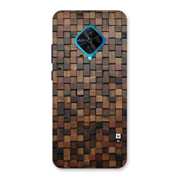 Blocks Of Wood Back Case for Vivo S1 Pro