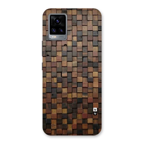 Blocks Of Wood Back Case for Vivo V20