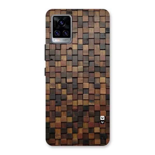 Blocks Of Wood Back Case for Vivo V20 Pro