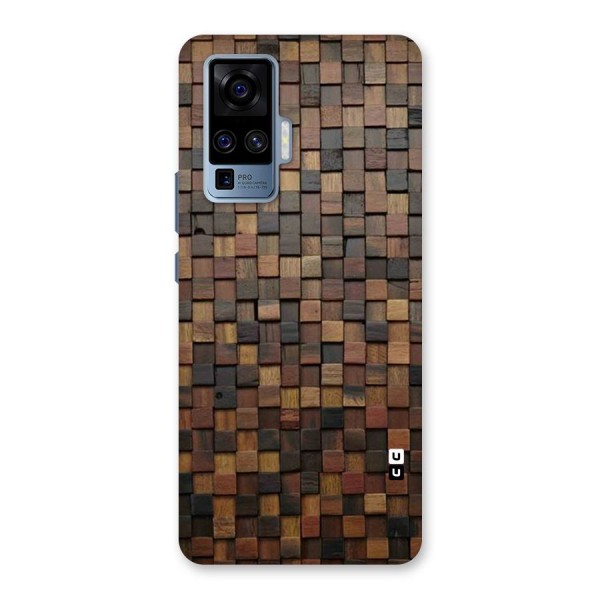 Blocks Of Wood Back Case for Vivo X50 Pro