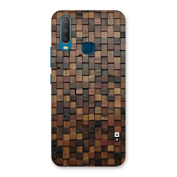 Blocks Of Wood Back Case for Vivo Y12