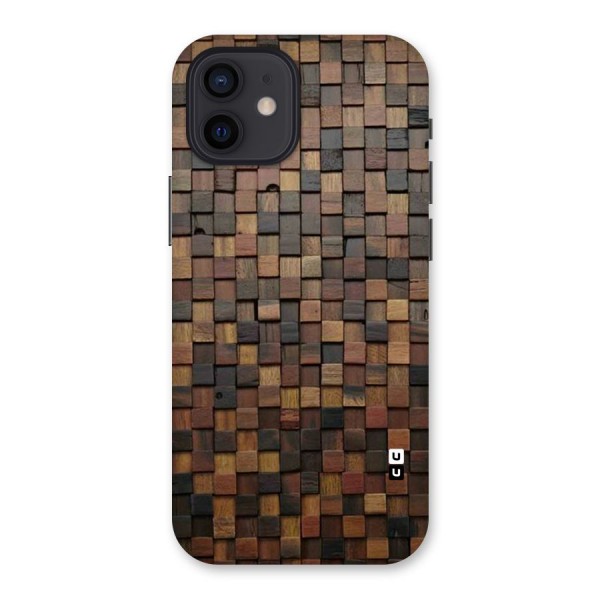 Blocks Of Wood Back Case for iPhone 12