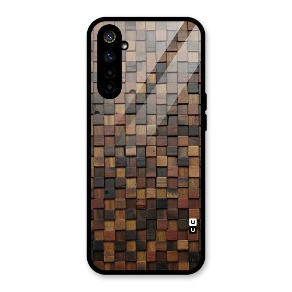 Blocks Of Wood Glass Back Case for Realme 6