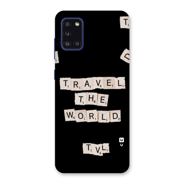 Blocks Travel Back Case for Galaxy A31