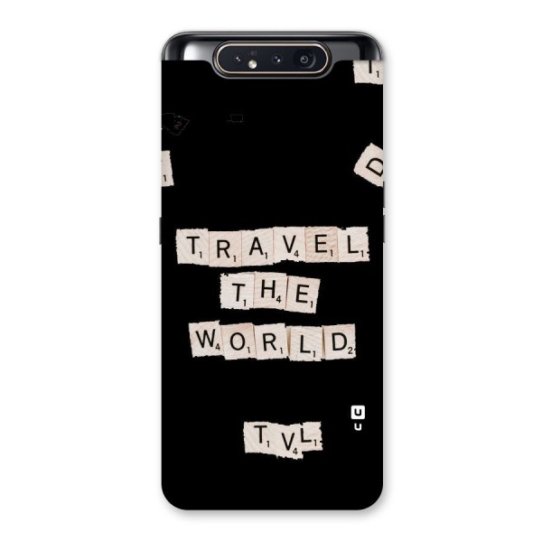 Blocks Travel Back Case for Galaxy A80