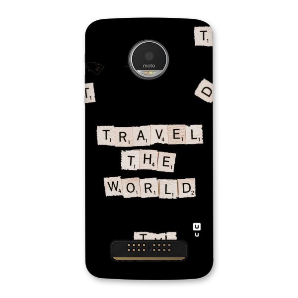 Blocks Travel Back Case for Moto Z Play