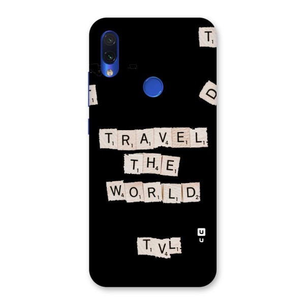 Blocks Travel Back Case for Redmi Note 7