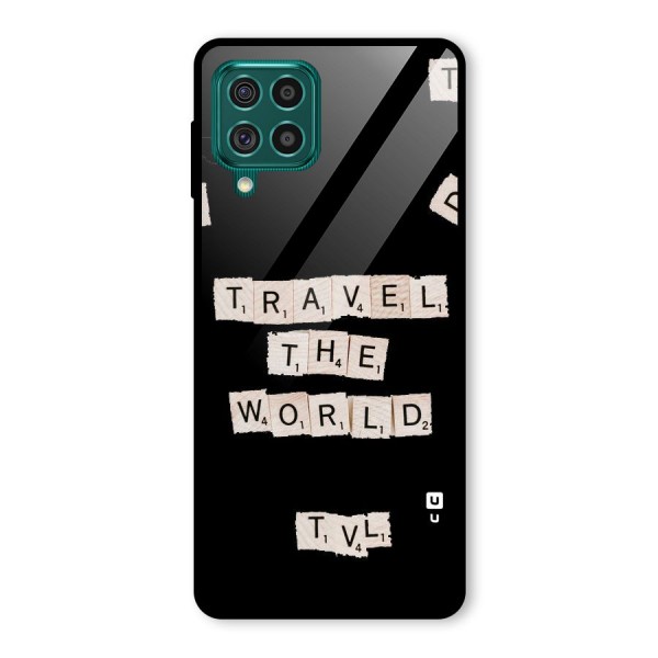 Blocks Travel Glass Back Case for Galaxy F62