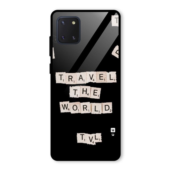 Blocks Travel Glass Back Case for Galaxy Note 10 Lite