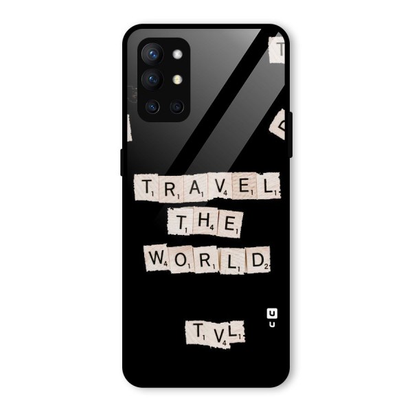 Blocks Travel Glass Back Case for OnePlus 9R