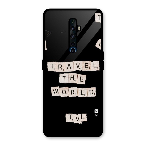 Blocks Travel Glass Back Case for Oppo Reno2 Z