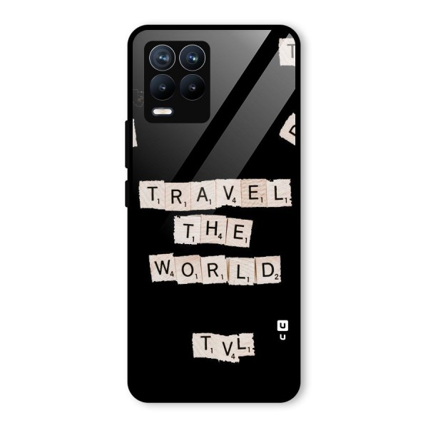 Blocks Travel Glass Back Case for Realme 8 Pro