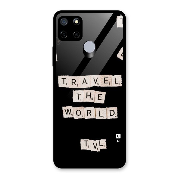 Blocks Travel Glass Back Case for Realme C15