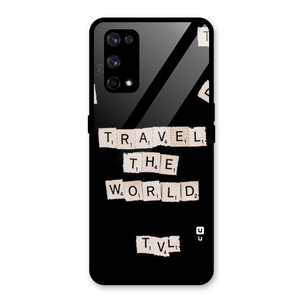 Blocks Travel Glass Back Case for Realme X7 Pro