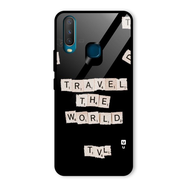 Blocks Travel Glass Back Case for Vivo Y12