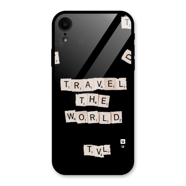 Blocks Travel Glass Back Case for XR