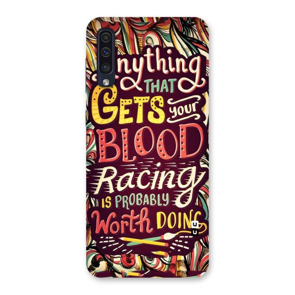 Blood Racing Back Case for Galaxy A50