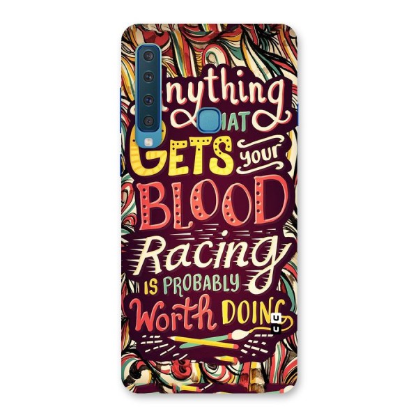 Blood Racing Back Case for Galaxy A9 (2018)