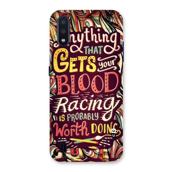 Blood Racing Back Case for Galaxy M01