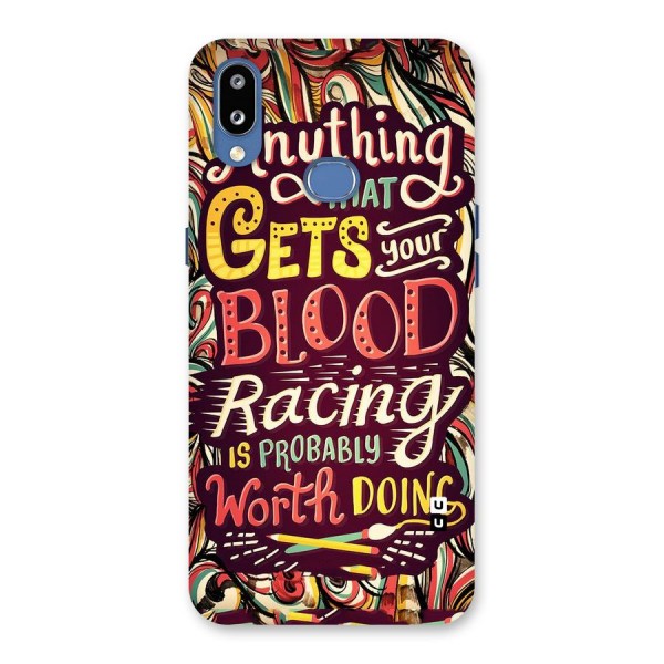 Blood Racing Back Case for Galaxy M01s