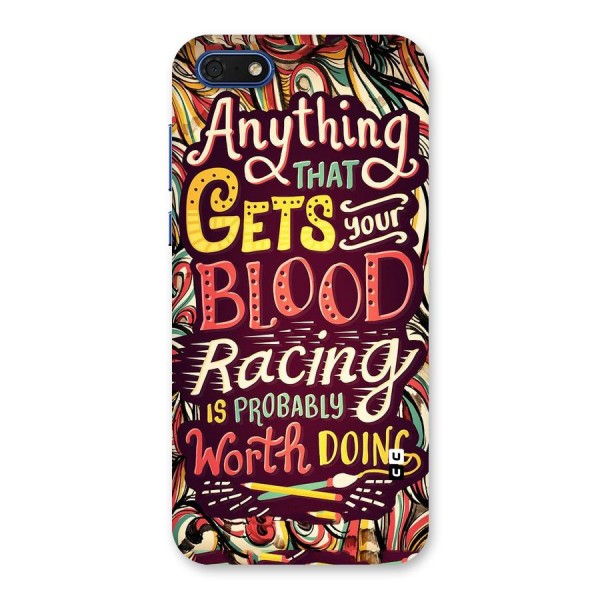 Blood Racing Back Case for Honor 7s