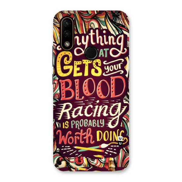 Blood Racing Back Case for Lenovo A6 Note