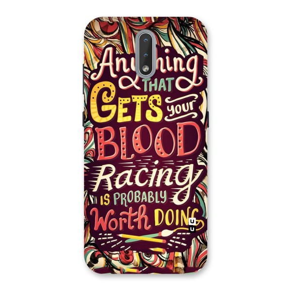 Blood Racing Back Case for Nokia 2.3