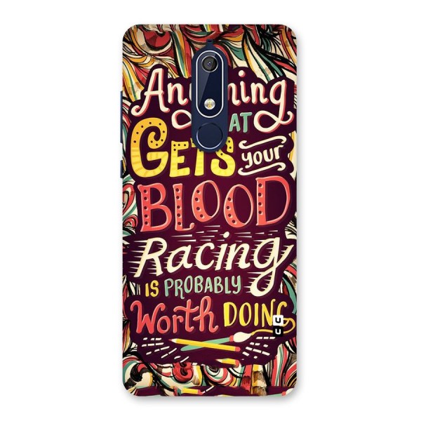 Blood Racing Back Case for Nokia 5.1