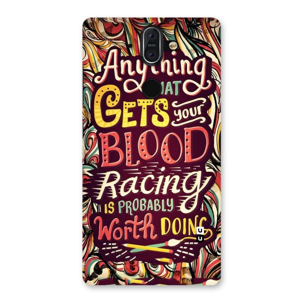 Blood Racing Back Case for Nokia 8 Sirocco