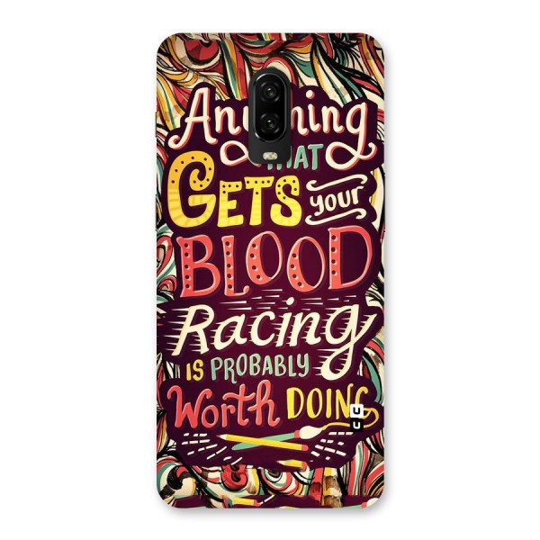 Blood Racing Back Case for OnePlus 6T