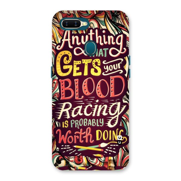 Blood Racing Back Case for Oppo A12