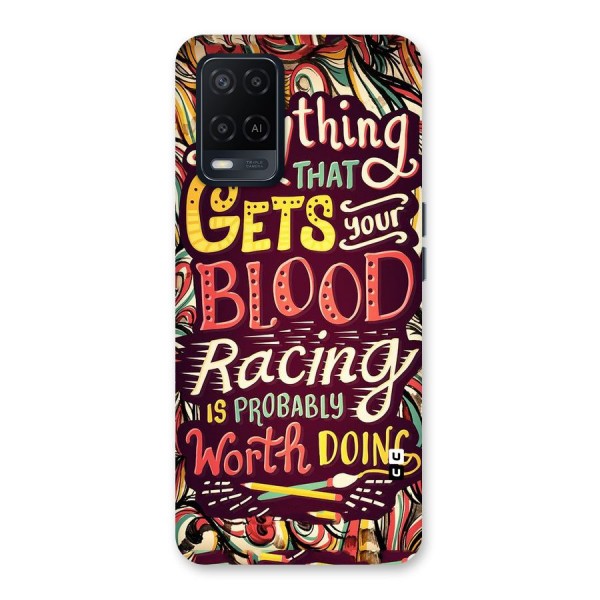 Blood Racing Back Case for Oppo A54