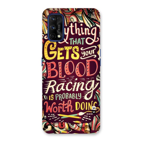 Blood Racing Back Case for Realme 7 Pro