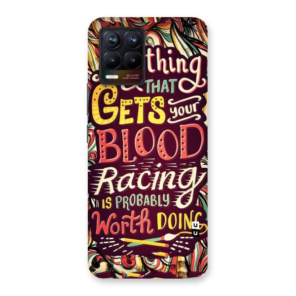 Blood Racing Back Case for Realme 8