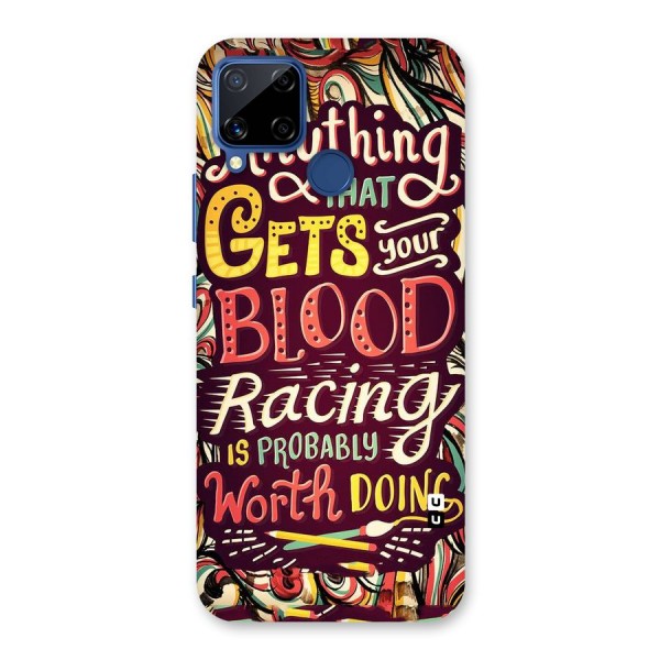 Blood Racing Back Case for Realme C12