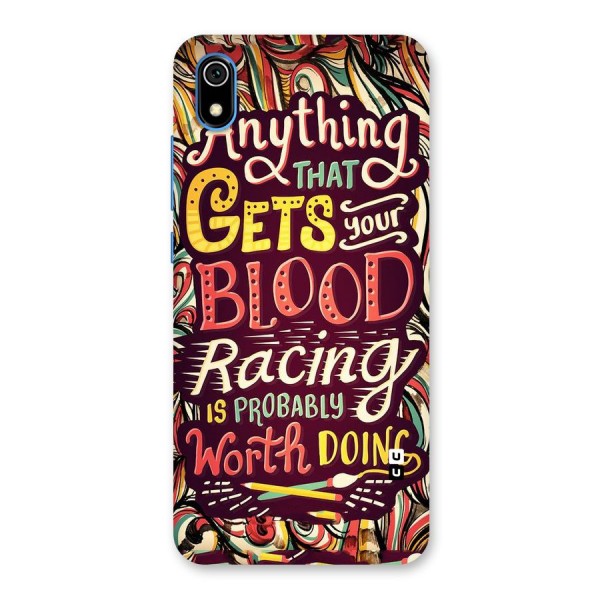 Blood Racing Back Case for Redmi 7A