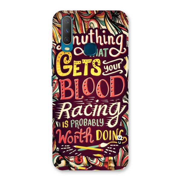 Blood Racing Back Case for Vivo U10