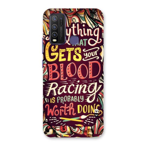 Blood Racing Back Case for Vivo Y30