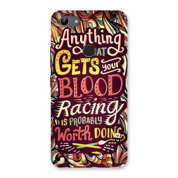 Blood Racing Back Case for Vivo Y81