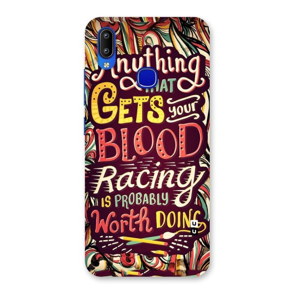 Blood Racing Back Case for Vivo Y91