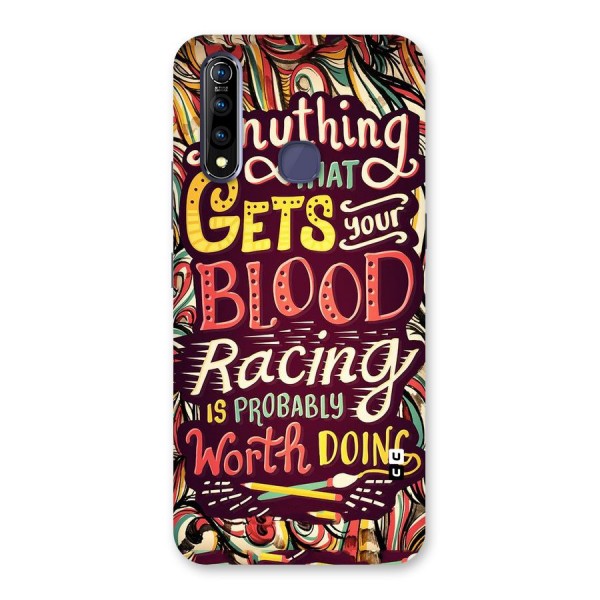 Blood Racing Back Case for Vivo Z1 Pro