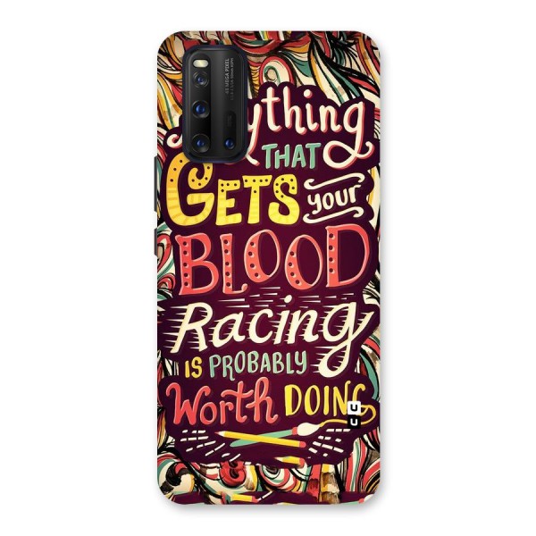 Blood Racing Back Case for Vivo iQOO 3