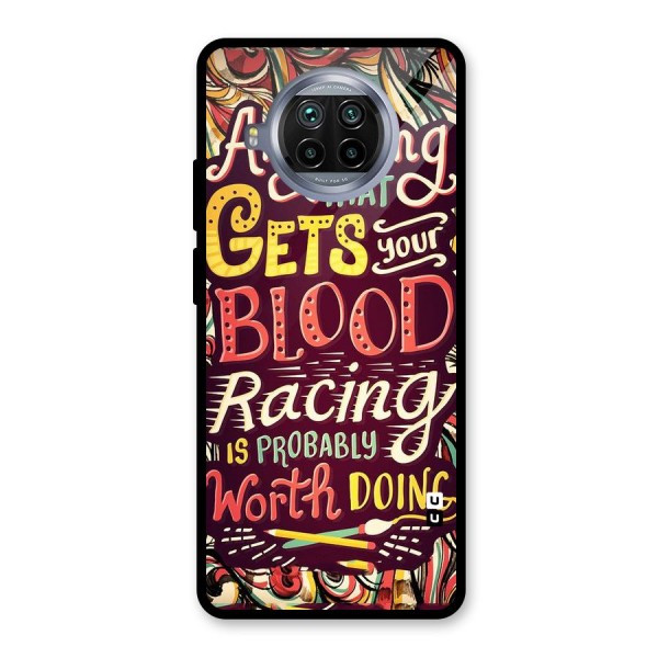 Blood Racing Glass Back Case for Mi 10i