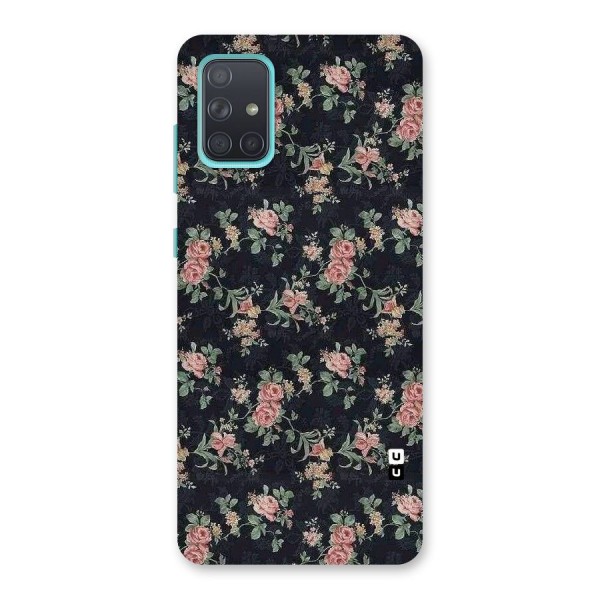 Bloom Black Back Case for Galaxy A71