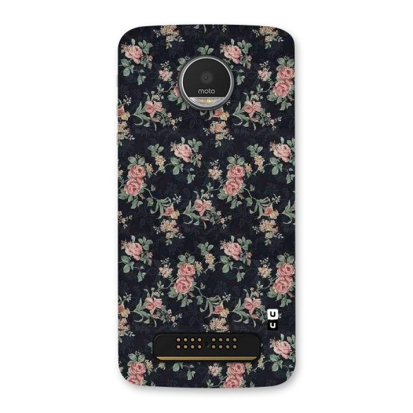 Bloom Black Back Case for Moto Z Play